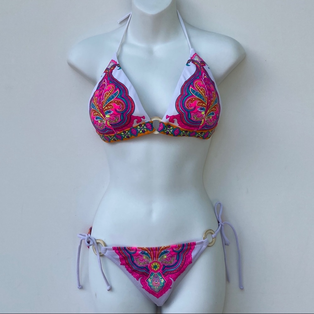 Victoria's Secret Very Sexy White Swim Bikini L/M